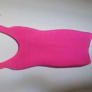Herve Leger pink bandage XS dress